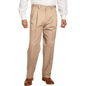 KingSize Men's Big & Tall Classic Fit Wrinkle-Free Expandable Waist Pleat Front Pants in Saudi Arabia