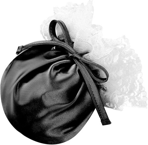 Linjinx Mens Sissy C-String Lingerie Lace Trim Drawstring Male Bulge Pouch Mini Briefs Underwear in Kuwait