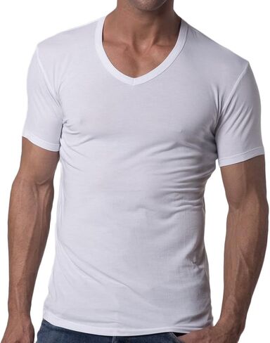 Men's Modal V-Neck T-Shirt in Saudi Arabia