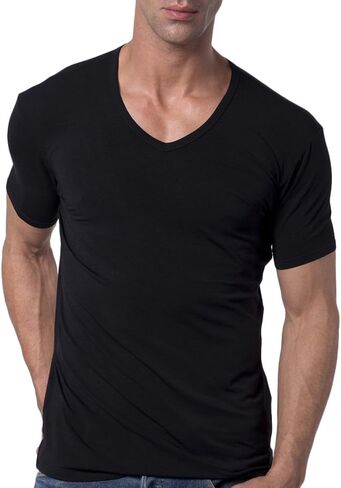 Men's Modal V-Neck T-Shirt in Saudi Arabia