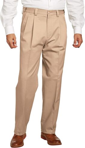 KingSize Men's Big & Tall Classic Fit Wrinkle-Free Expandable Waist Pleat Front Pants in Saudi Arabia