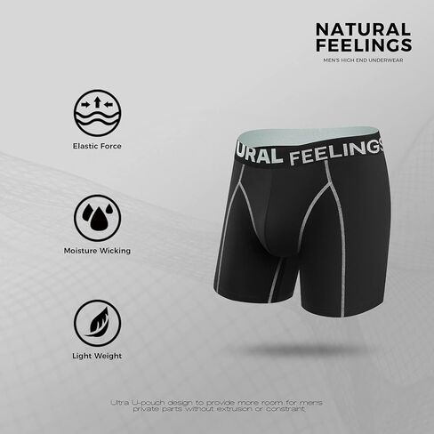 ملابس داخلية للرجال من Natural Feelings Boxer ملابس داخلية للرجال من القطن الناعم مفتوحة in Kuwait