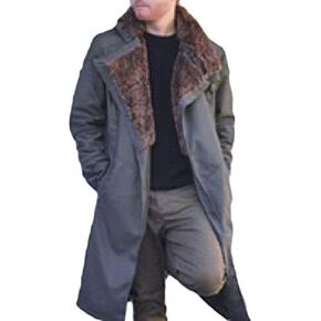Officer K Ryan Gosling 2049 Blade Runner Long Trench Cotton Coat Jacket in Saudi Arabia