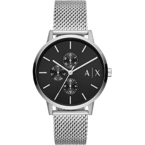 A|X Armani Exchange Men's Watch with Three-Hand Analog Display and Stainless Steel or Leather Band, Watch for Men