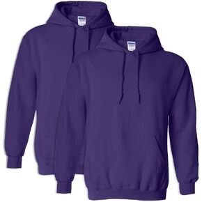 Gildan G18500 Heavy Blend Adult Unisex Hooded Sweatshirt 5XL Purple - 2 Pack in Kuwait