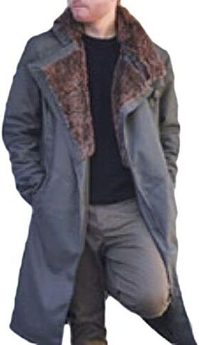 Officer K Ryan Gosling 2049 Blade Runner Long Trench Cotton Coat Jacket in Saudi Arabia