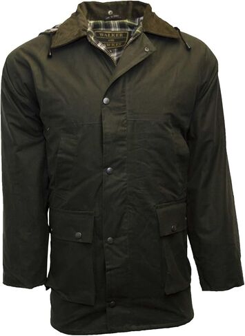 Walker and Hawkes - Men's Wax Unpadded Benson Jacket in Kuwait
