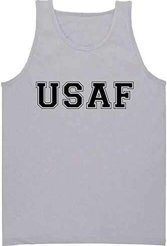 USAF Air Force Tank Top - Military Style Physical Training Tank in Gray in Saudi Arabia