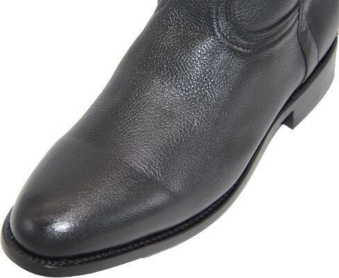 The Western Shops Men’s Genuine Leather Round Toe Roper Western Boot in Kuwait