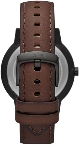 A|X Armani Exchange Men's Watch with Three-Hand Analog Display and Stainless Steel or Leather Band, Watch for Men in Saudi Arabia