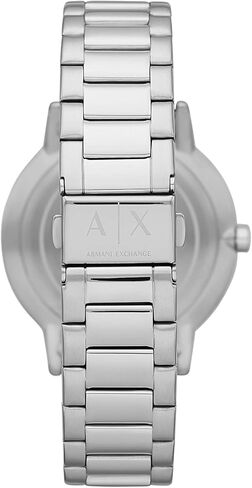 A|X Armani Exchange Men's Watch with Three-Hand Analog Display and Stainless Steel or Leather Band, Watch for Men in Saudi Arabia