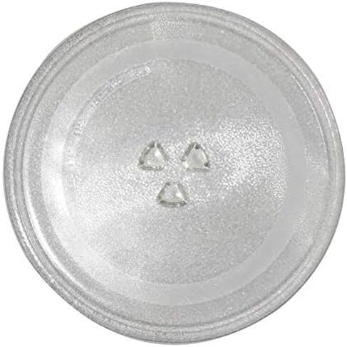 12.5" Microwave Turntable Glass Plate Replacement for Panasonic 12570000008334 & Frigidaire 5304509437 - Y-Bottom General, Heat-Resistant & Universal Fit (12.5 Inch) in Kuwait