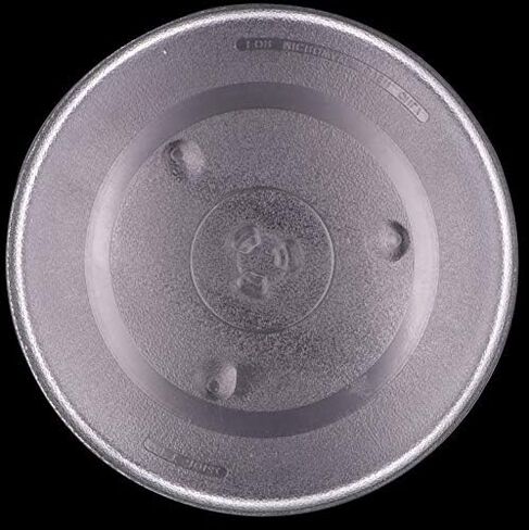 12.5" Microwave Turntable Glass Plate Replacement for Panasonic 12570000008334 & Frigidaire 5304509437 - Y-Bottom General, Heat-Resistant & Universal Fit (12.5 Inch) in Kuwait