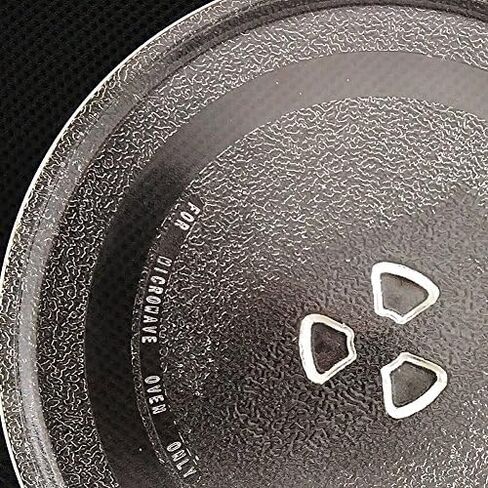 12.5" Microwave Turntable Glass Plate Replacement for Panasonic 12570000008334 & Frigidaire 5304509437 - Y-Bottom General, Heat-Resistant & Universal Fit (12.5 Inch) in Kuwait