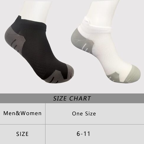 جوارب رياضية للجري من IMMIGOSE للرجال والنساء، جوارب للكاحل، جوارب منخفضة القطع، 4 أزواج in Kuwait