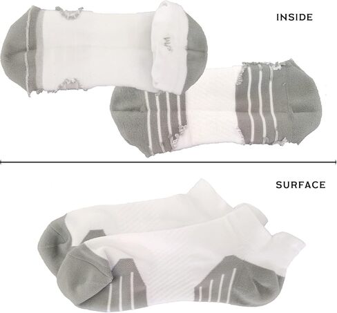 جوارب رياضية للجري من IMMIGOSE للرجال والنساء، جوارب للكاحل، جوارب منخفضة القطع، 4 أزواج in Kuwait