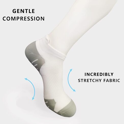 جوارب رياضية للجري من IMMIGOSE للرجال والنساء، جوارب للكاحل، جوارب منخفضة القطع، 4 أزواج in Kuwait