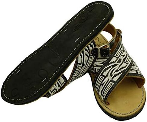 MEN LEATHER MEXICAN two strap PITEADO BORDADO SANDALS in Saudi Arabia