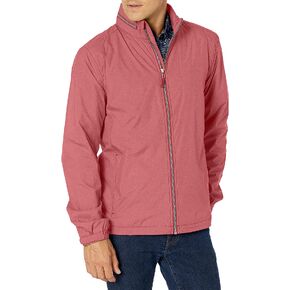 Cutter & Buck Men's Weathertec Packable Weather Resistant Panoramic Hood Jacket