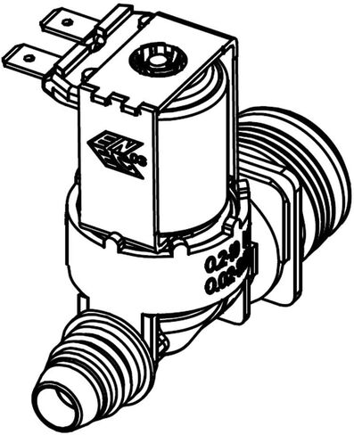 Samsung DC62-30314V Washer Cold Water Inlet Valve Genuine Original Equipment Manufacturer (OEM) Part in Saudi Arabia