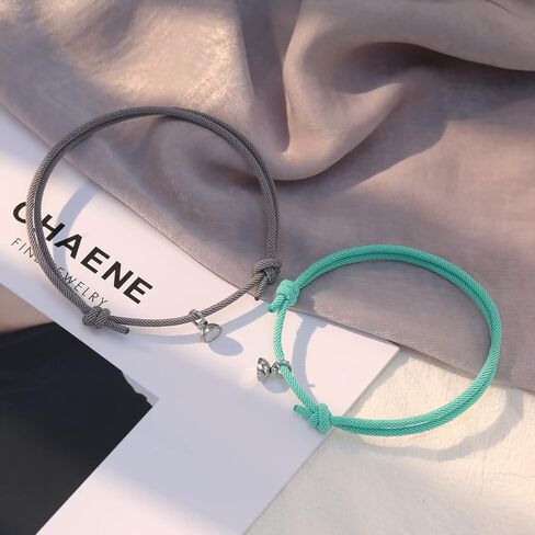 MHnicesoul Magnetic mutual attraction couple bracelet set, Men and Women Valentine's Day Gifts, for boyfriend and girlfriend, eternal love vow, Adjustable in Kuwait