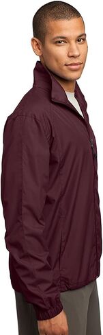 SPORT-TEK Men's Full Zip Wind Jacket in Saudi Arabia