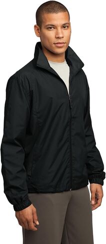 SPORT-TEK Men's Full Zip Wind Jacket in Saudi Arabia