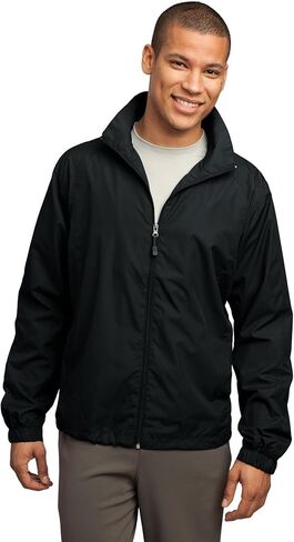 SPORT-TEK Men's Full Zip Wind Jacket in Saudi Arabia