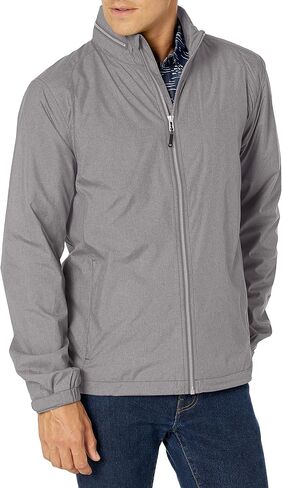 Cutter & Buck Men's Weathertec Packable Weather Resistant Panoramic Hood Jacket in Saudi Arabia