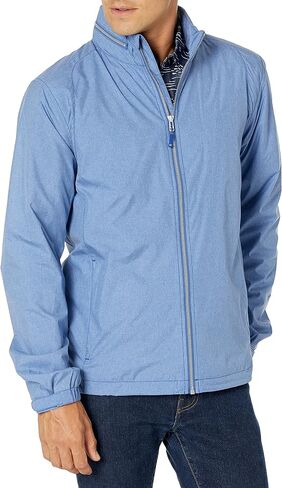Cutter & Buck Men's Weathertec Packable Weather Resistant Panoramic Hood Jacket in Saudi Arabia