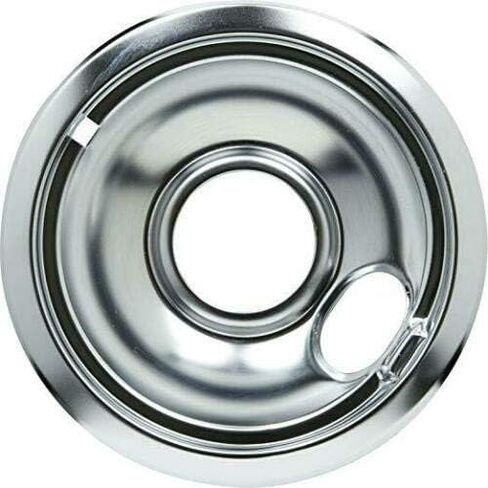 WB31M16, AP2028040, PS244371 Range Drip Pan 6 Inch Chrome-Replaces AH244371, EA244371, WB31M0016 in Saudi Arabia