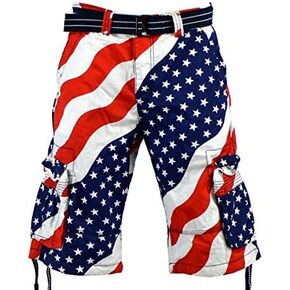 Focus Men's American Flag Shorts in Kuwait