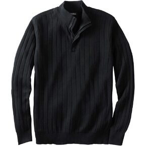 KingSize Men's Big & Tall Quarter Zip Mock Neck Lightweight Sweater in Saudi Arabia