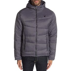 Spyder Men's Insulated Puffer Jacket, Polar Grey in Kuwait