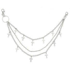 Pants Chain Wallet Chain Punk Chain Hip Hop Butterfly Lock Charm Jeans Chains Rock Chains for Women Men Hipster Women Fashion Trendy Waist Pants Chain Jewelry Clothing Accessories in Saudi Arabia