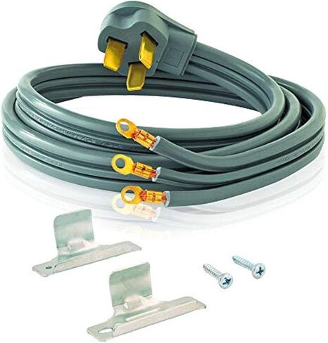 Eastman 61242 3-Prong electric Range Cord 50 Amps, 5 Ft Length, Grey in Saudi Arabia