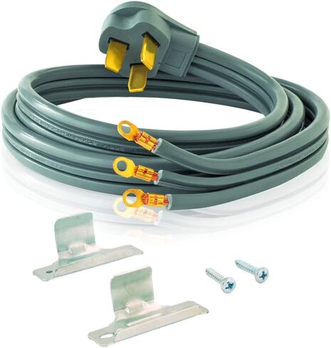 Eastman 61242 3-Prong electric Range Cord 50 Amps, 5 Ft Length, Grey in Saudi Arabia