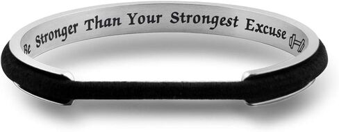 Zuo Bao Bodybuilding Jewelry Fitness Keychain Be Stronger Than Your Strongest Excuse Gym Jewelry Gift for Men Women in Saudi Arabia