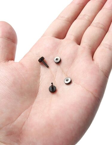 Jenxnjsjo 14g to 7/8in Ear Gauges Plugs Tunnels Taper Earrings Stretching Expander Kit Set for Women Men in Kuwait