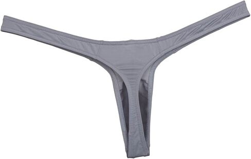 JAXFSTK Men Ice-Silk Booty Thong Slim Cut G-String Underwear Male Mini Bikini Sexy Guys Pouch T-Back Pants in Kuwait