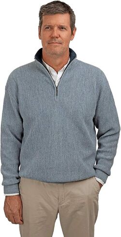 Alpaca Golf Sweaters - 100% Alpaca Wool, Men's Performance Club, Quarter Zip Neck, Pullover Sweater | **New** in Saudi Arabia