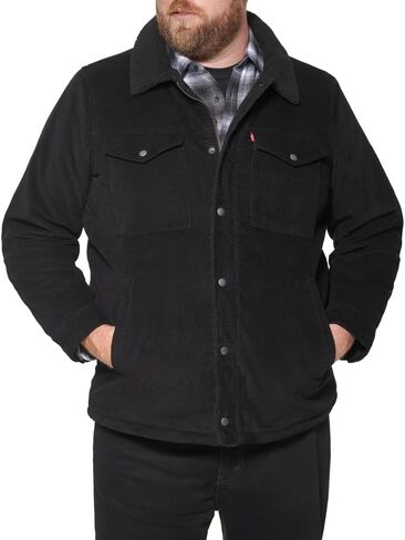 Levi's Men's Big & Tall Corduroy Sherpa Trucker Jacket in Saudi Arabia
