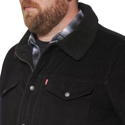 Levi's Men's Big & Tall Corduroy Sherpa Trucker Jacket in Saudi Arabia