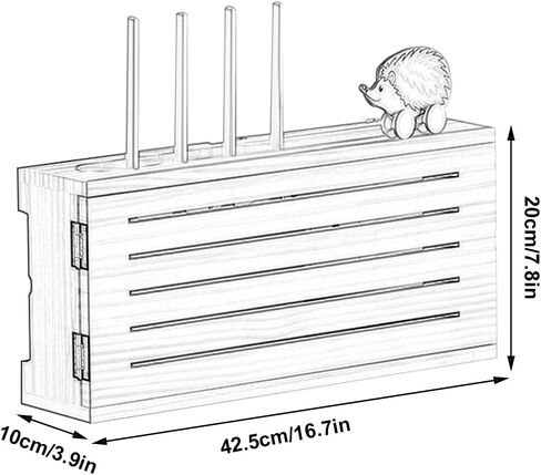 Wall Shelf Router Bracket WiFi Storage Box Cable Organizer Box Power Strip Protector Router Storage Box TV Lower Row Socket Occlusion Box Wireless WiFi Router Shelf in Saudi Arabia