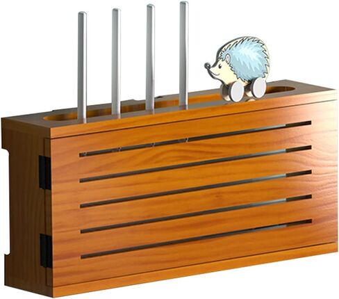 Wall Shelf Router Bracket WiFi Storage Box Cable Organizer Box Power Strip Protector Router Storage Box TV Lower Row Socket Occlusion Box Wireless WiFi Router Shelf in Saudi Arabia