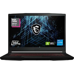 MSI لابتوب العاب GF63 بشاشة 15.6 انش وتردد 144 هرتز ومعالج انتل كور i5-11400H RTX 3050 وذاكرة مستديمة SSD سعة 16GB و512GB وويندوز 11 (11UC-263) in Saudi Arabia