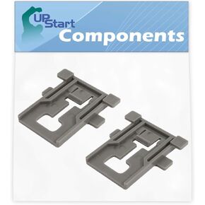 2-Pack W10195840 Dishwasher Rack Adjuster Replacement for KitchenAid KDFE104DSS5 Dishwasher - Compatible with WPW10195840 Top Rack Adjuster in Saudi Arabia