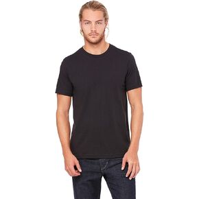 Bella + Canvas 3001C Unisex Jersey Short-Sleeve T-Shirt - Vintage Black - 4XL in Kuwait