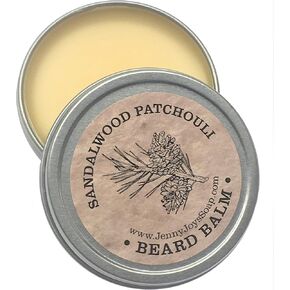 Jenny Joy's Beard balm Sandalwood & Patchouli Scent, Beard Wax & Mustache Wax For Men’s, 100% Rich Nutrients Bees Wax, Jojoba, Coconut Oil. Pine Resin in Saudi Arabia