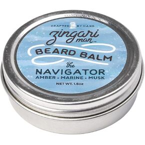Zingari Man The Navigator Beard Balm – Softening and Conditioning Styling Product – Natural Beeswax, Shea Butter and Fruit Oils Tame and Nourish Beard and Moustache Hair, 1.5 oz in Saudi Arabia